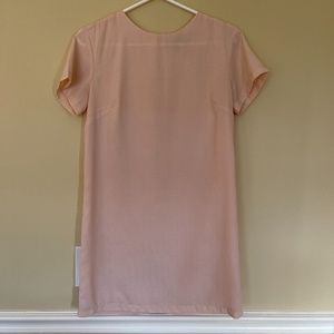 Pink T-shirt dress